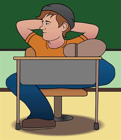 Distracted Student Clipart