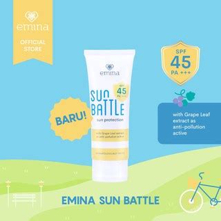 Jual Emina Sun Battle SPF 45 PA 30ml SPF 45 PA Shopee Indonesia