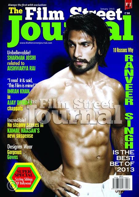 Shirtless Bollywood Men Ranveer Singh