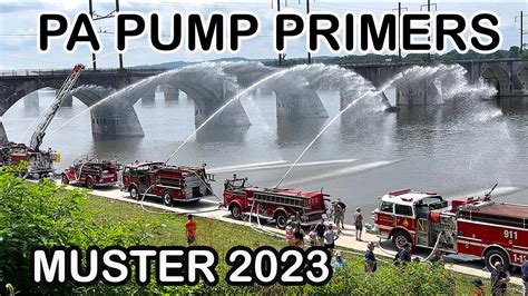 Fire Truck PA Pump Primers Antique Fire Apparatus Muster Dozens Of