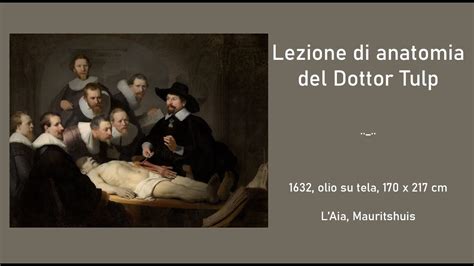 Lezione Di Anatomia Del Dottor Tulp Rembrandt YouTube