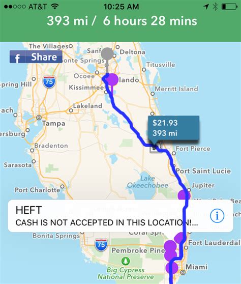 Printable Florida Toll Roads Map