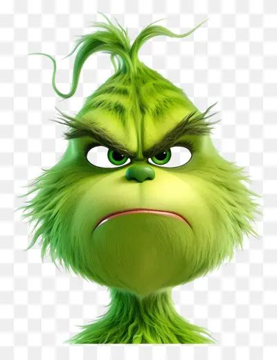 The Grinch S Angry Facial Expression In Image CleanPNG KissPNG