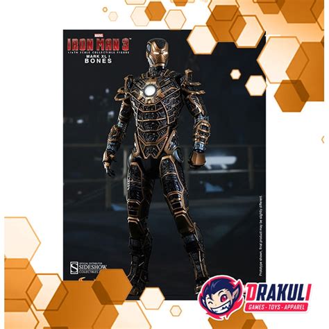Jual Drakuli Hobbies Hot Toys 1 6th Marvel Iron Man Mark XLI Bones