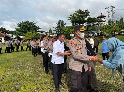 Usai Idul Fitri 1445 H Polres Lampung Utara Gelar Halal Bihalal