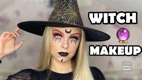 Simple Witch Makeup Halloween 🔮 Youtube