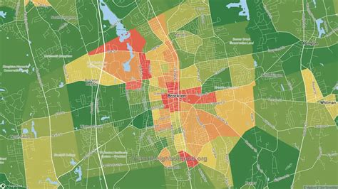 The Highest and Lowest Income Areas in Brockton, MA | BestNeighborhood.org