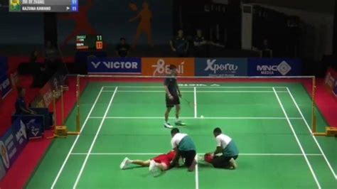 Detik Detik Pebulu Tangkis China Zhang Zii Meninggal Di Lapangan Saat