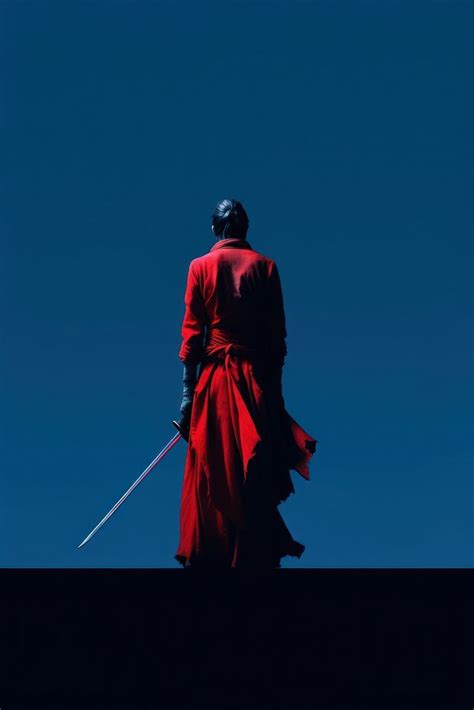 Photography samurai adult sword blue. | Premium Photo - rawpixel