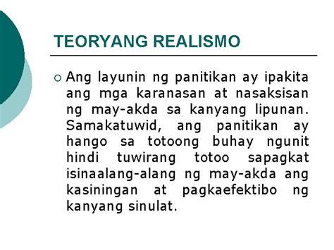 Mga Teorya Sa Panunuring Pampanitikan Teoryang Klasismoklasisismo Ang