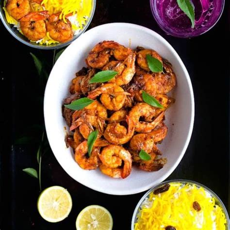 Kerala Prawn Roast Chemmen Roast NISH KITCHEN