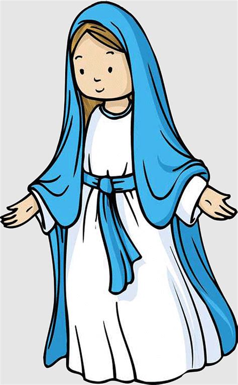 Rosary And Mary Clipart Nativity