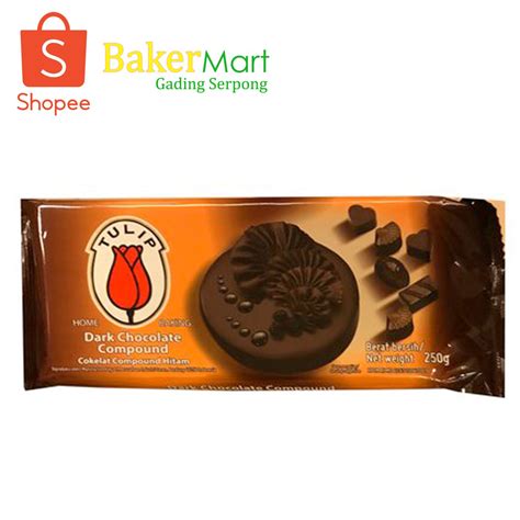 Jual Tulip Dark Coklat Compound 250Gr Shopee Indonesia