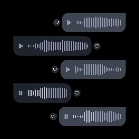 Establecer Icono De Mensajes De Voz Con Onda De Sonido Para Redes