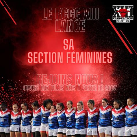 Féminines le RC Carpentras XIII lance sa section féminine