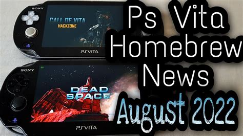 Ps Vita Homebrew News August Youtube