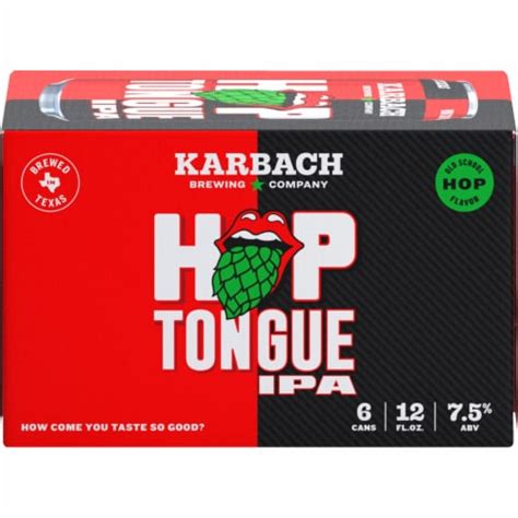 Karbach Brewing Company Hop Tongue IPA Craft Beer 6 Pk 12 Fl Oz