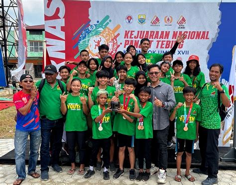 Panjat Tebing Jatim Juara Umum Kejurnas Junior Koni Jawa Timur