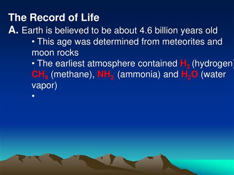 Chapter 17 History Of Life Ppt Download