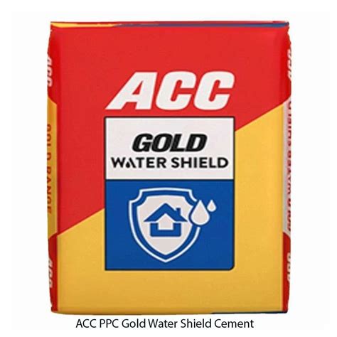 Acc Ppc Gold Water Shield Cement Packaging Size Kg At Rs Bag