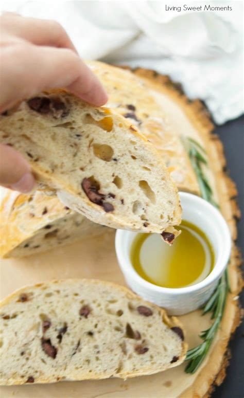 Crusty Rosemary Olive Bread Recipe Living Sweet Moments