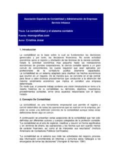 La contabilidad y el sistema contable monografías la