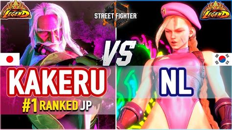 SF6 Kakeru 1 Ranked JP Vs NL Cammy High Level Gameplay YouTube