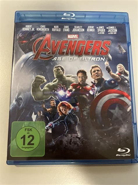 Avengers Age Of Ultron Blu Ray 2015 Marvel MCU Phase 2