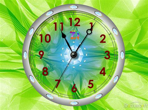 Working Clock Wallpaper Screensaver Wallpapersafari