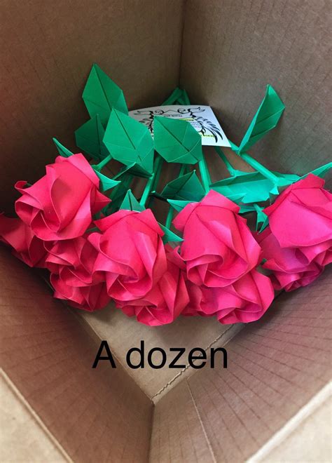 Amazing Rose Bouquet Origamirose Origami Rose Paper Roses Rose