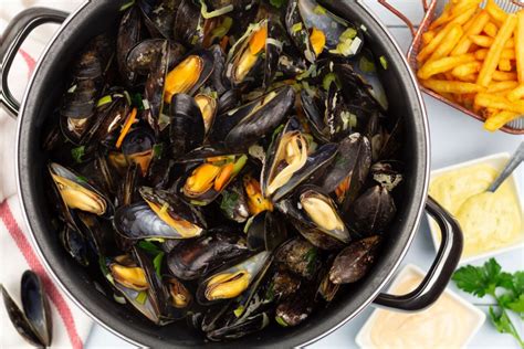 Mosselen Koken Op Klassieke Wijze