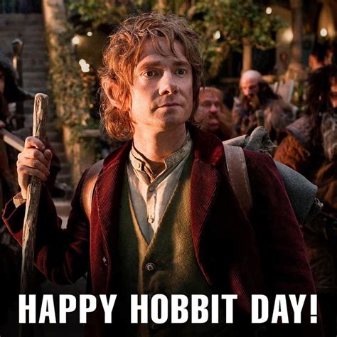 Happy Birthday To Bilbo And Frodo Baggins Hobbitday Hobbit An