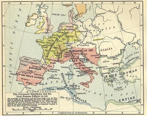 Barbarian Kingdoms Of Europe 526 CE Darkages Worldhistory