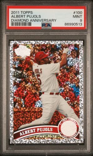 2011 Topps 100 Albert Pujols Diamond Anniversary St Louis Cardinals