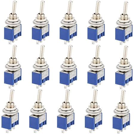 Amazon Co Jp Cesfonjer Pcs Spdt Mini Micro Toggle Switch On On On