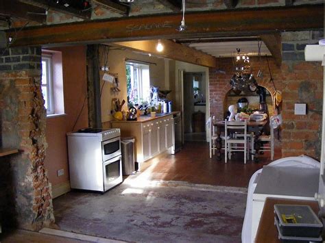 Rustic Kitchen With Brick Walls My Home Deco Mag