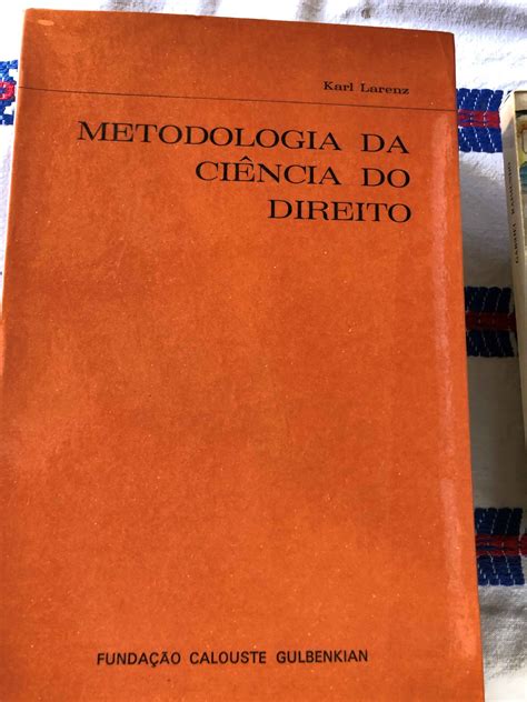 Metodologia Da Ciência Do Direito De Karl Larenz Folhassoltas