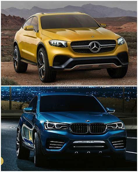 Mercedes Glc Coupe Vs Bmw X The Sports Activity Coupe Battle