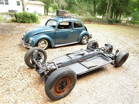 1967 Volkswagen Beetle Chassis Vw Bug Kafer Not Split Oval Garage Barn