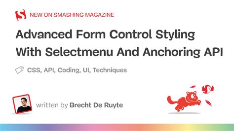 Advanced Form Control Styling With Selectmenu And Anchoring Api