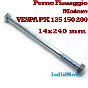 Perno Bullone Fissaggio Motore Con Dado Piaggio Vespa Px