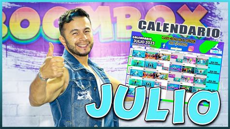 Calendario Julio Obsequio Boombox Fitness Youtube