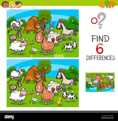 Find The Difference Cartoon