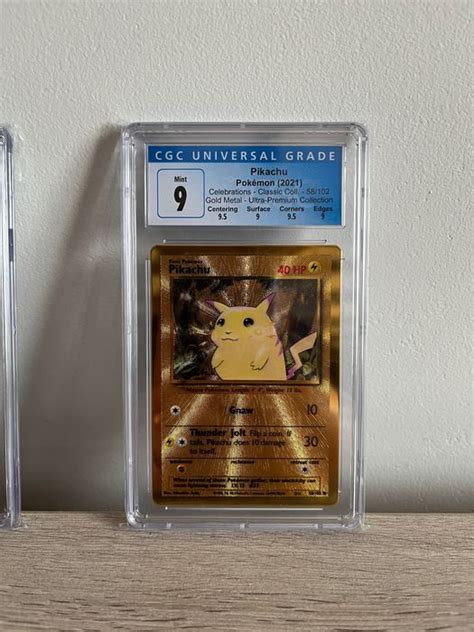 The Pok Mon Company Graded Card Cgc Pikachu Gold Catawiki