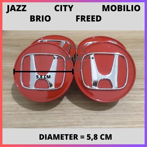 Jual Dop Roda Atau Tutup Velg Honda Jazz City Brio Mobilio Freed