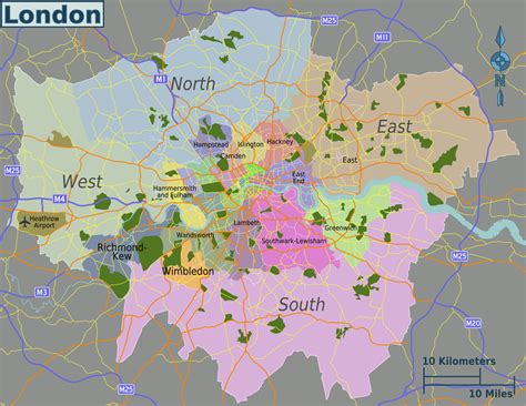 map of london - Yahoo Image Search Results Greater London Map, West ...