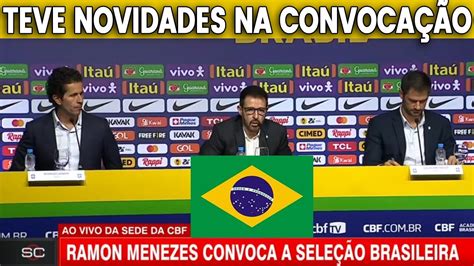 Ramon Menezes Convoca Jogadores Para O Primeiro Amistoso Da SeleÇÃo