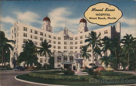 Mount Sinai Hospital Miami Beach, FL Postcard