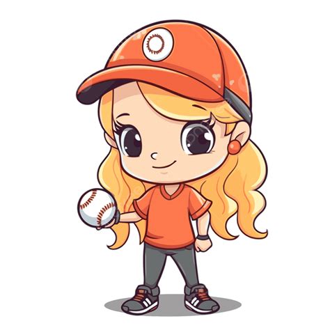 Cute Softball Sticker PNG, Vector, PSD, and Clipart With Transparent ...