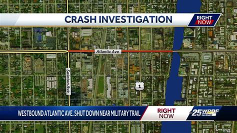 1 Person Dead After Crash On Atlantic Avenue In Delray Beach Palm